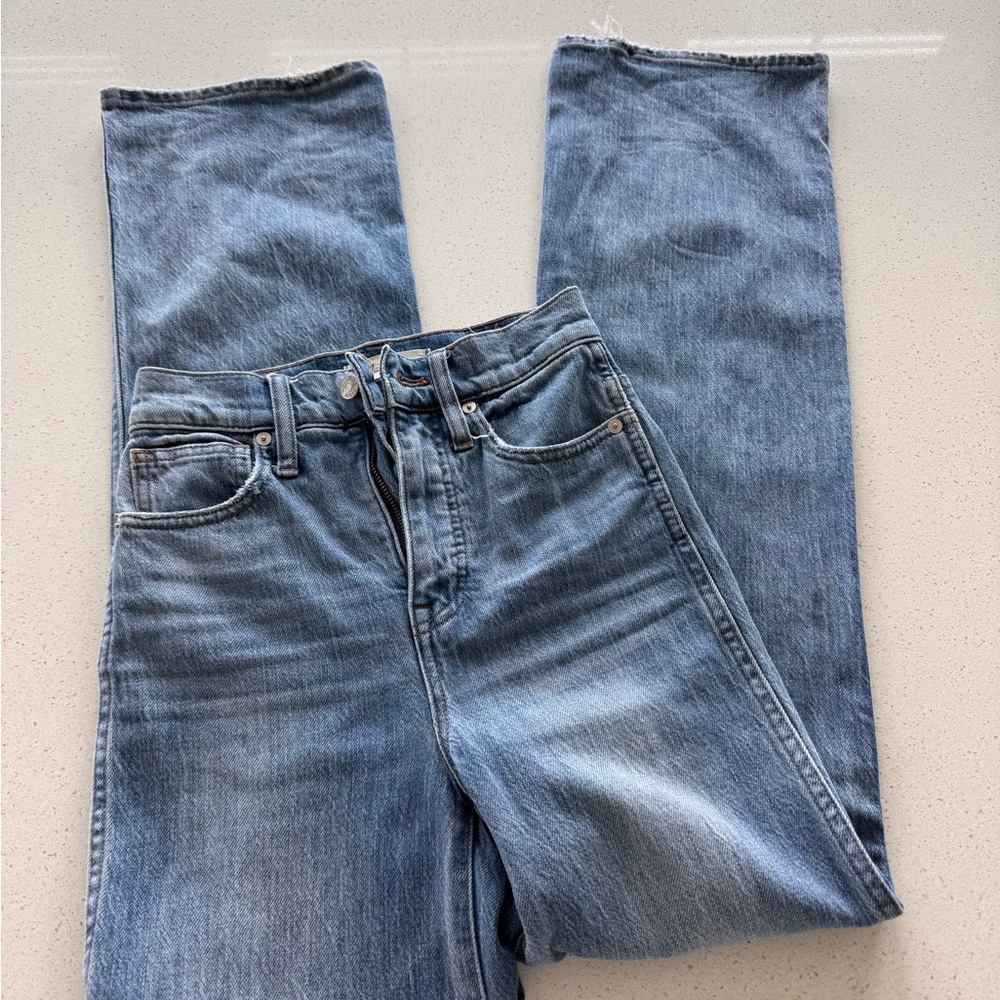 Madewell Blue High-Rise Denim Jeans